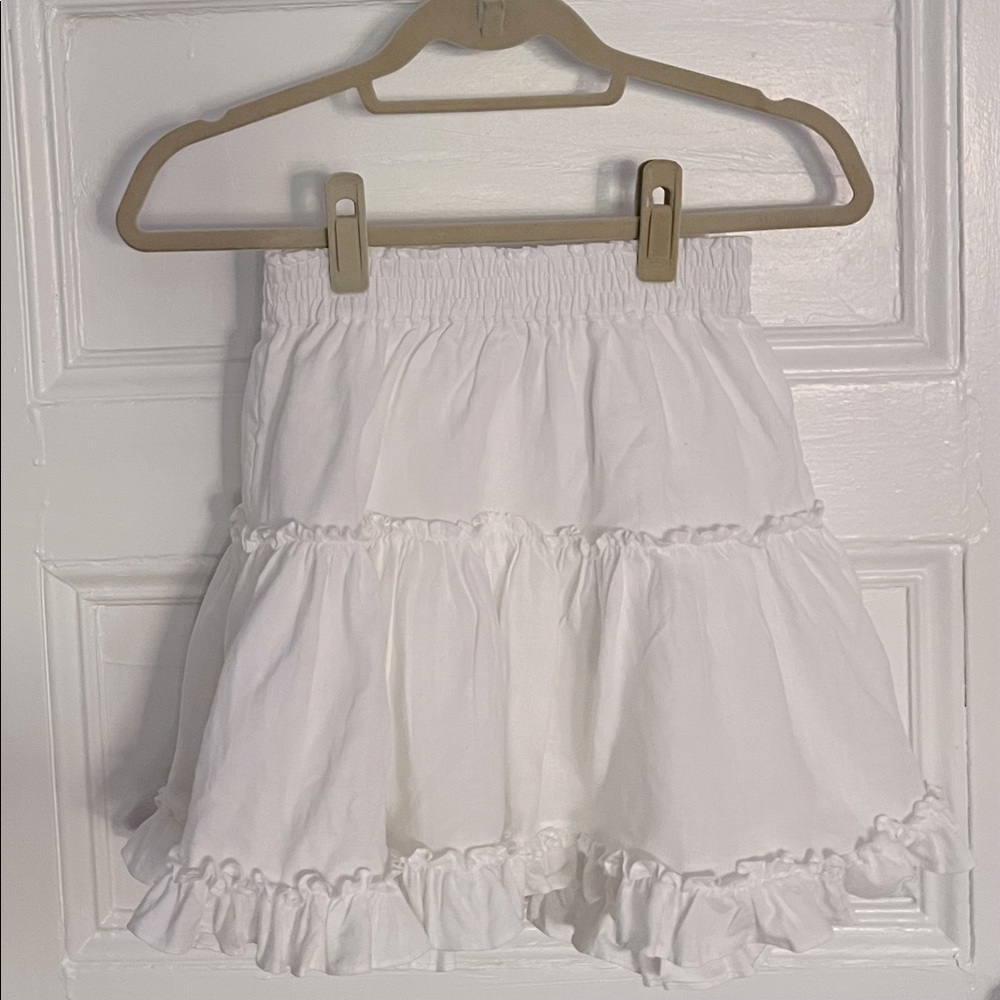 Hill House Home Paz Skirt (white)